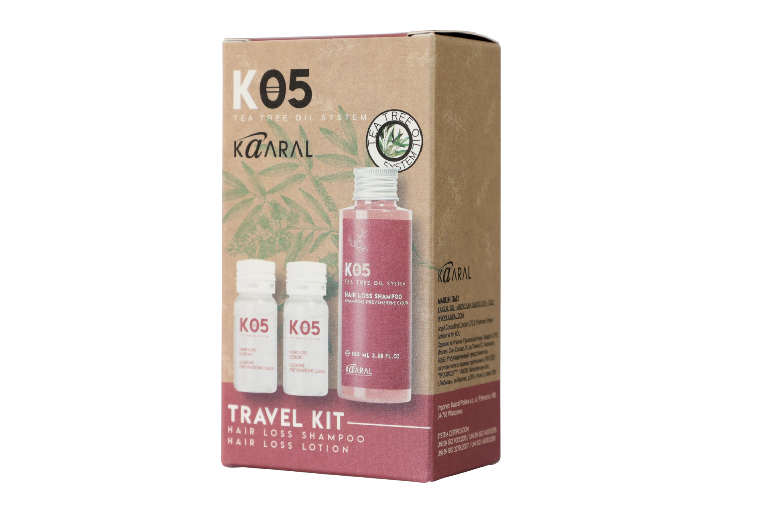 K05 K05 – HAIR LOSS PREVENTION TRAVEL KIT - Una