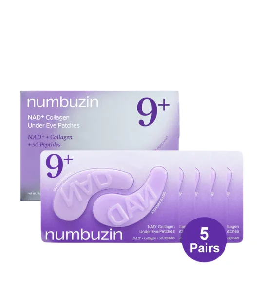 Numbuzin No.9 NAD+ Collagen Under Eye Patches – 5 copë