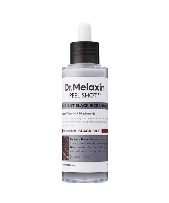 Dr.Melaxin Peel Shot Exfoliant Black Rice Ampoule