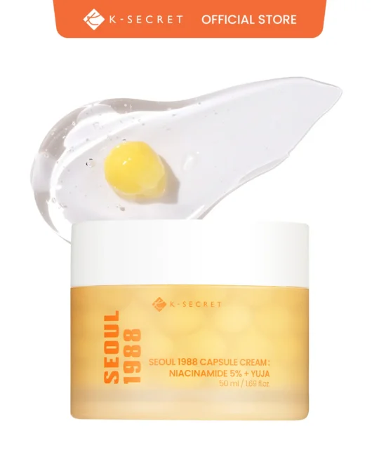 KSECRET Capsule Cream: Niacinamide 5% + Yuja 50ml