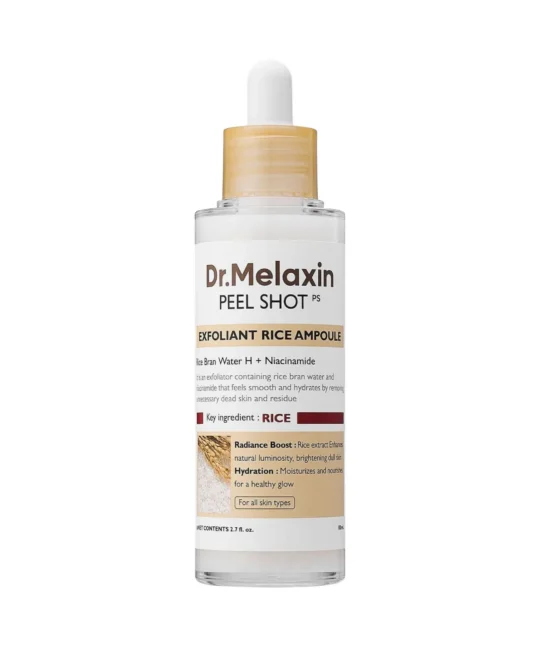 Dr.Melaxin – Peel Shot Exfoliant White Rice Ampoule