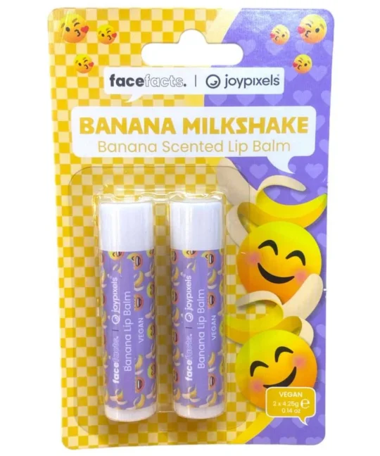 JOY PIXELS LIP BALMS BANANA MILKSHAKE